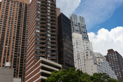 condo and office buildings in downtown Manhattan