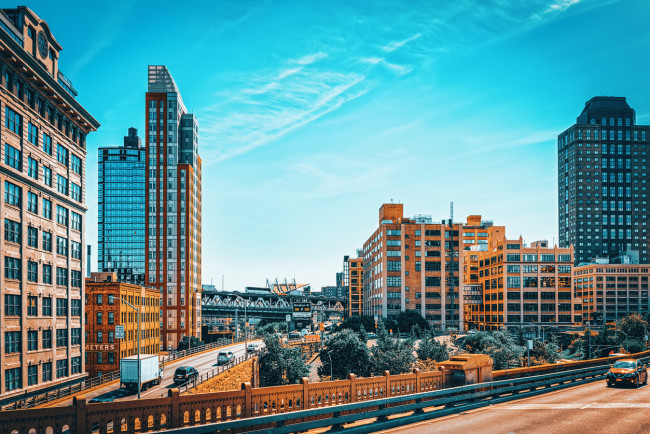 Expressways in Dumbo, Brooklyn