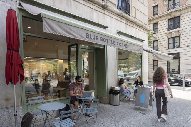 Blue Bottle Coffee on the Upper West Side of Manhattan