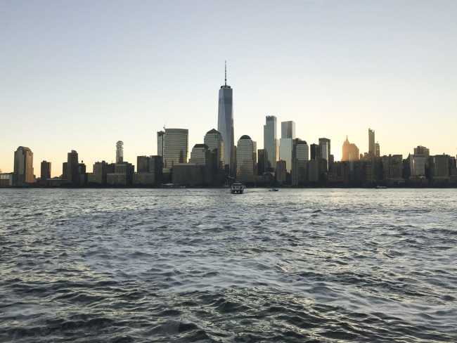 NYC seen from the water