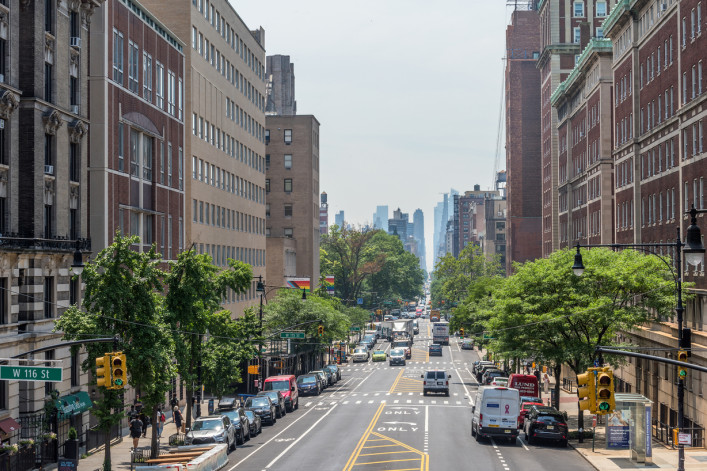 View of Morningside Heights, NYC