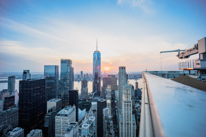 Manhattan looking south toward the Freedom Tower