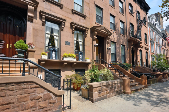 Brownstone ground floor apartment