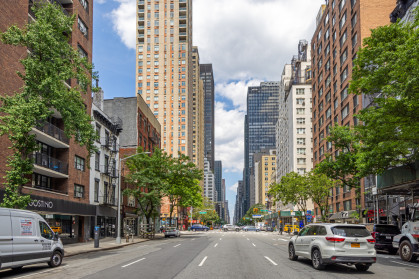 Apartment buildings along Lexington Avenue in Manhattan