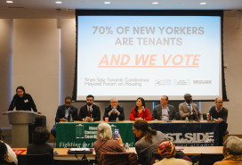 Seven NYC mayoral hopefuls gathered at a forum on housing at Fordham University School of Law on Saturday, Dec. 7th. 