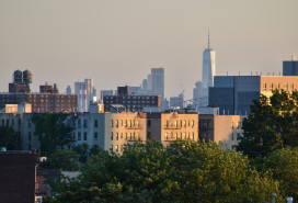 The Freedom Tower is seen from a distance in New York City, on June 19, 2022.