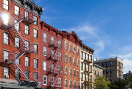 NYC building facades