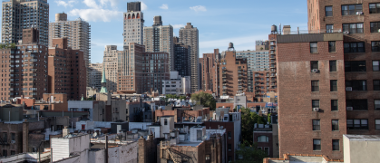 Looking North from a roof top terrace at 81st street and 2nd avenue NYC