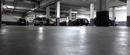 Underground parking garage