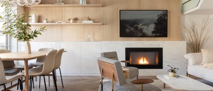 wood fireplace alernatives NYC